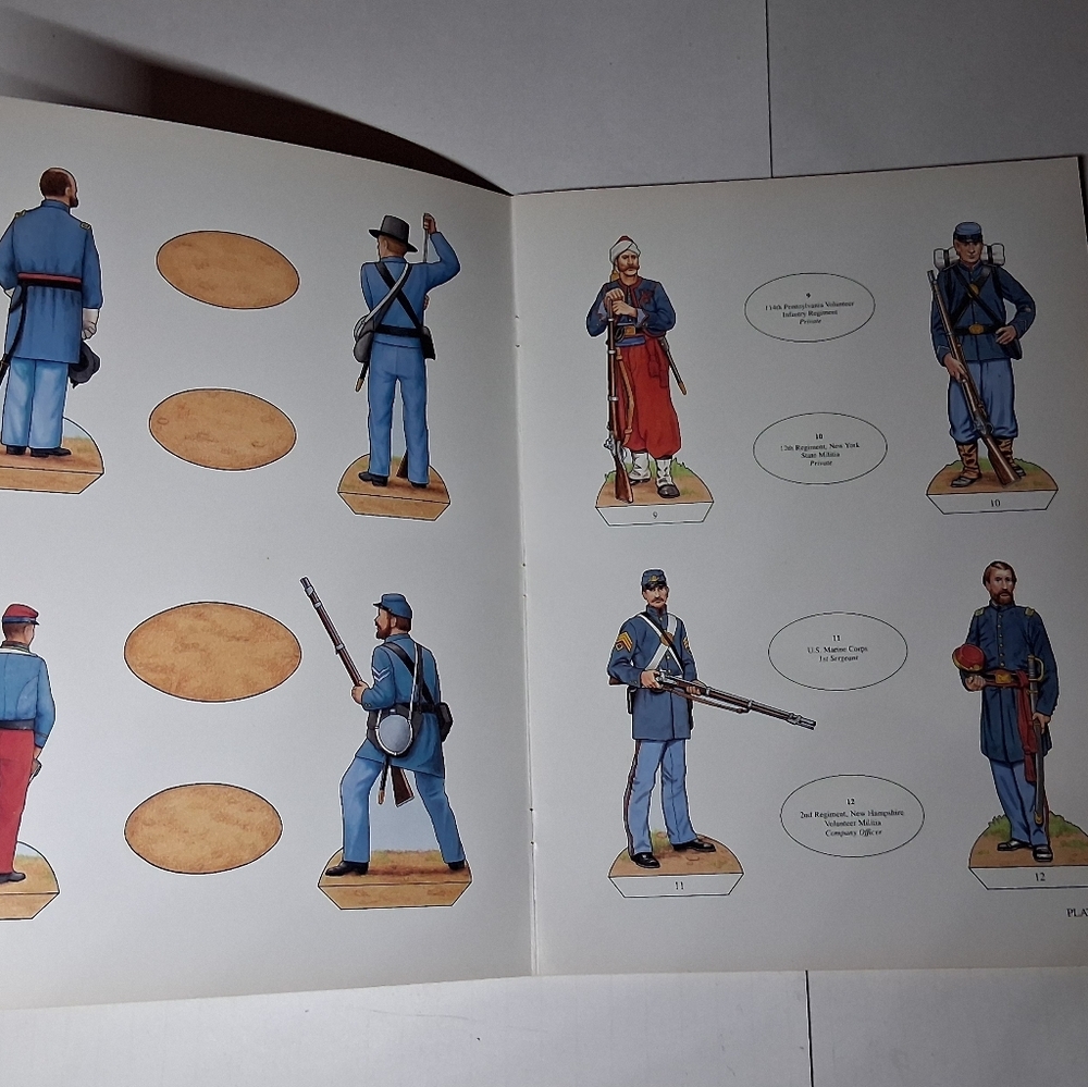 Confederate And Union Army Paper Soldiers Paper Dolls AG Smith - Picture 12 of 16